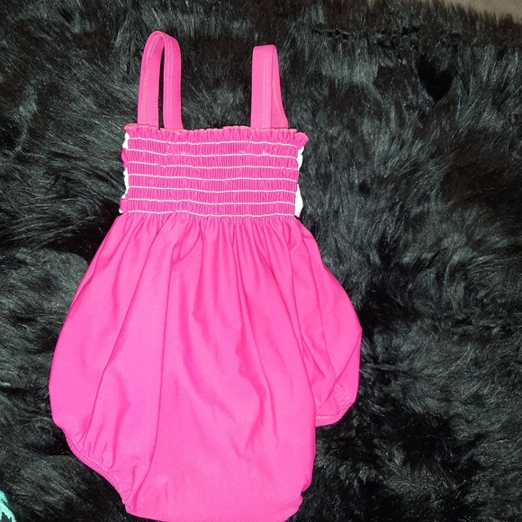 Disney Minnie Mouse Pink One Piece Swimsuit - Picture 6 of 9